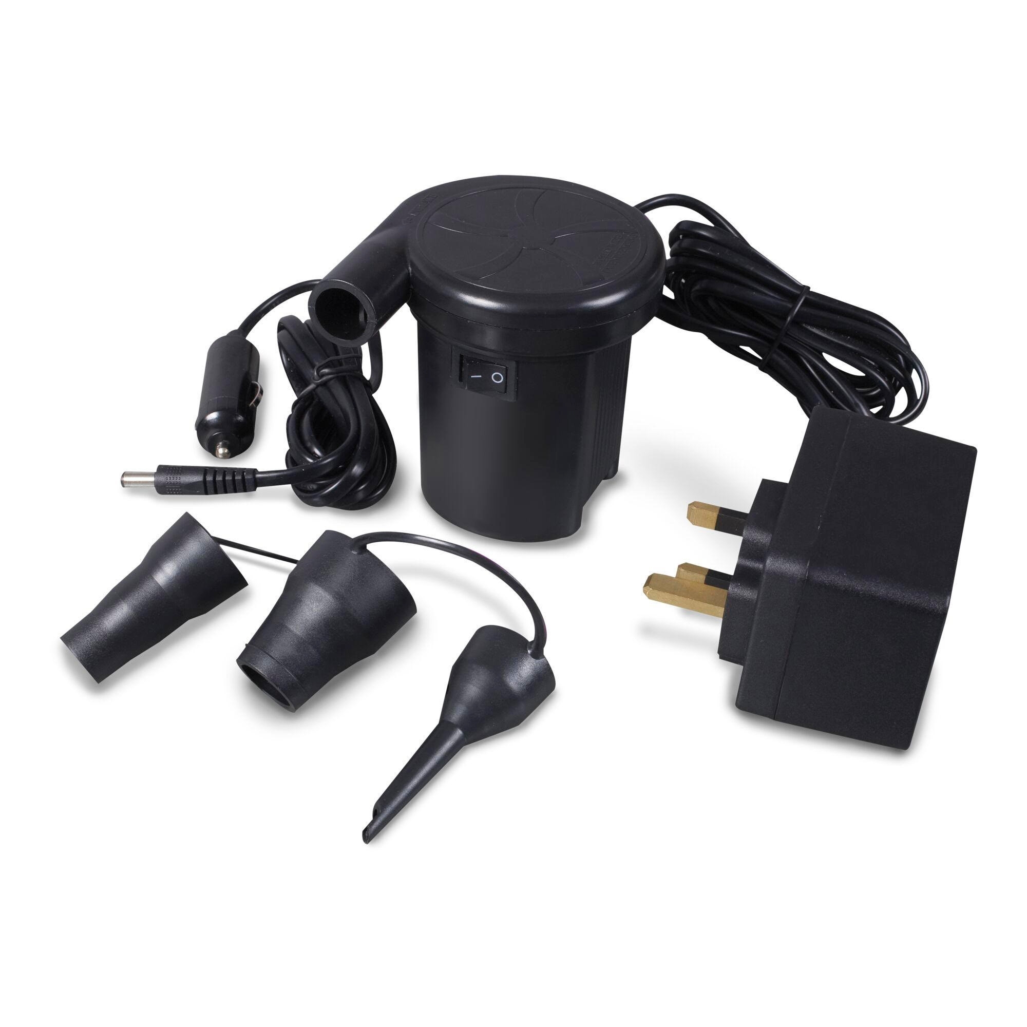 Kampa Twister Elektrische Pumpe 12 V / 230 / 240 V (UK-Stecker)