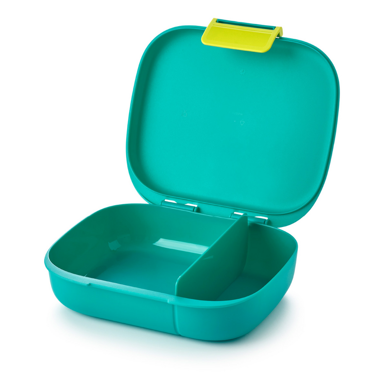 Eco+ 1-2-3 Lunchbox Die Lunchbox mit praktischer Unterteilung und Clip-Verschluss