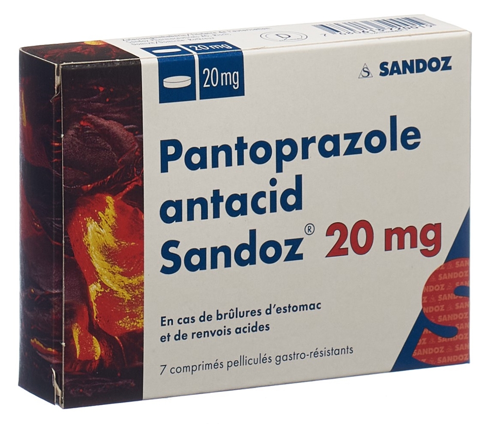 PANTOPRAZOLE Sandoz Filmtabl 20 mg Blist 7 Stk