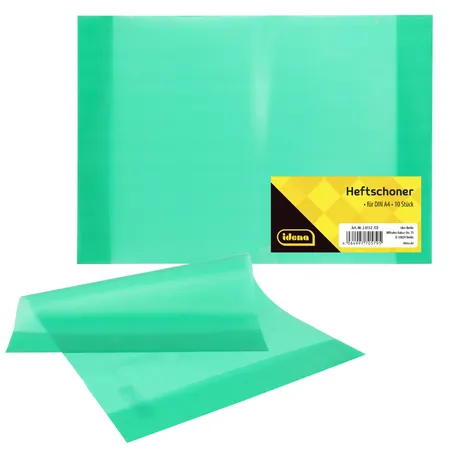 Idena Heftschoner A4, transparent grün