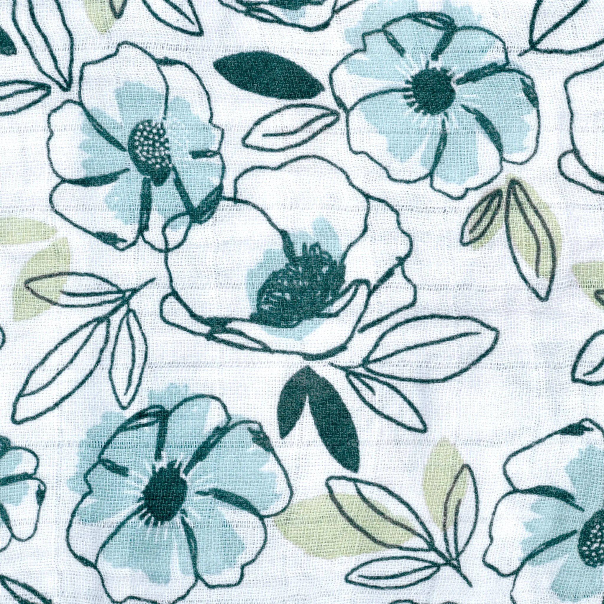 Perlimpinpin Couverture Mousseline - Petunias