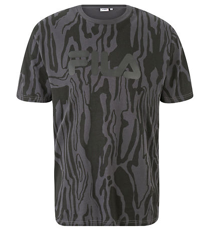 Fila T-Shirt - Bethau - Camouflage Schwarz/Grau
