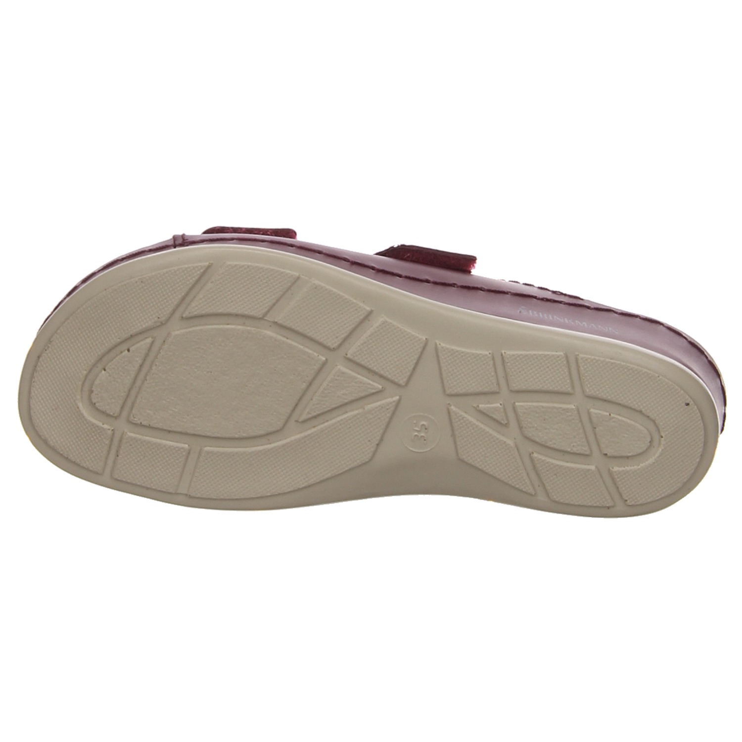 Pölking Pantoletten bordeaux rot