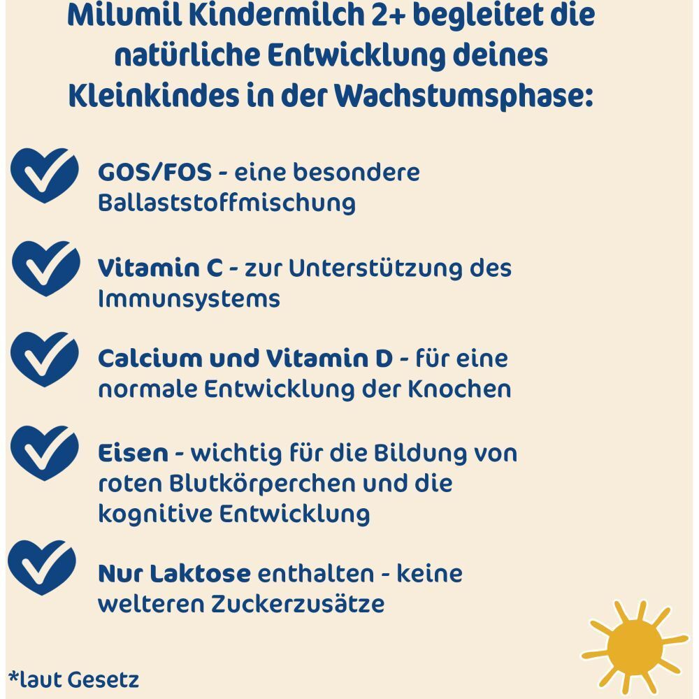 Milupa Kindermilch MILUMIL ab 1+ Jahr