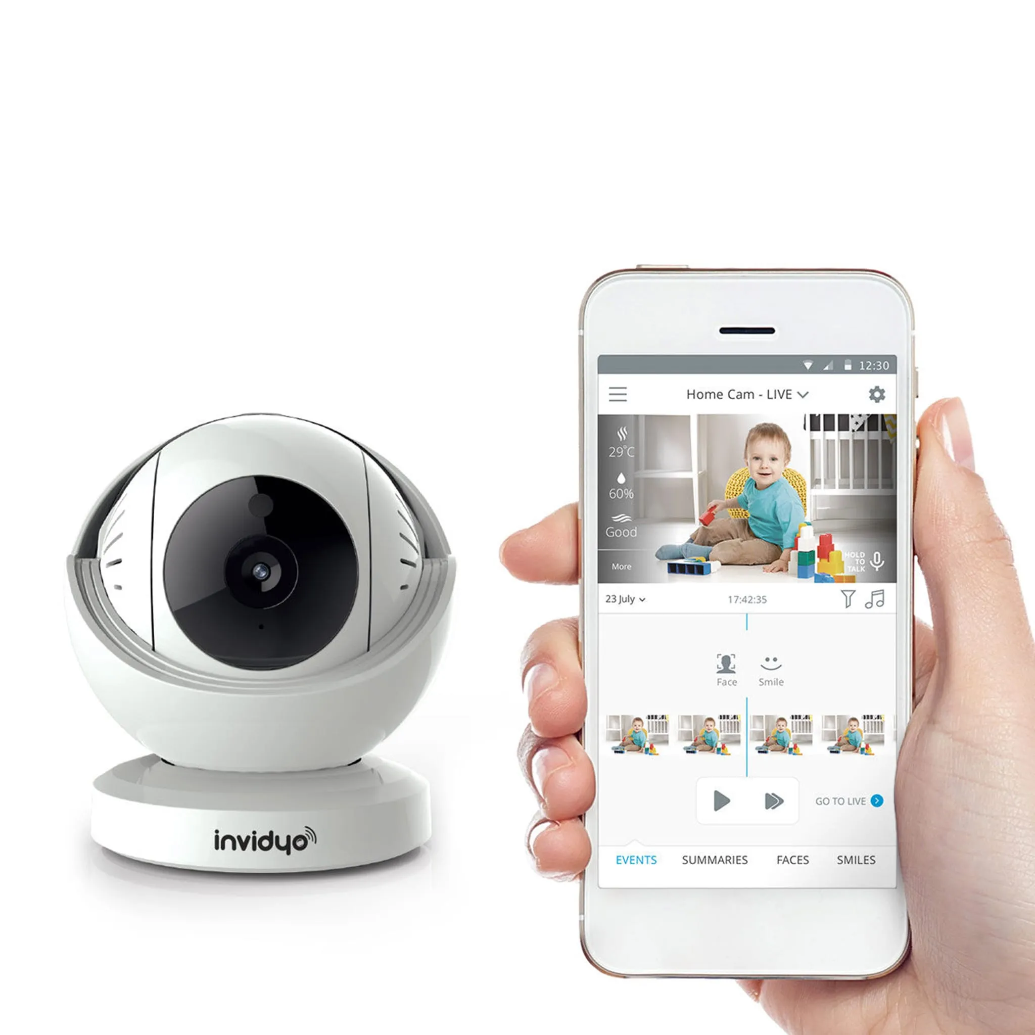 Invidyo Moniteur Caméra Wi-Fi