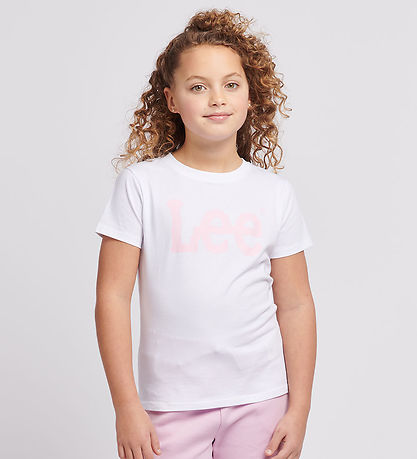 Lee T-Shirt - Wackelige Grafik - Bright White