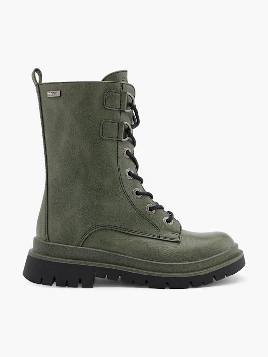 ESPRIT Schnür-Stiefelette Khaki