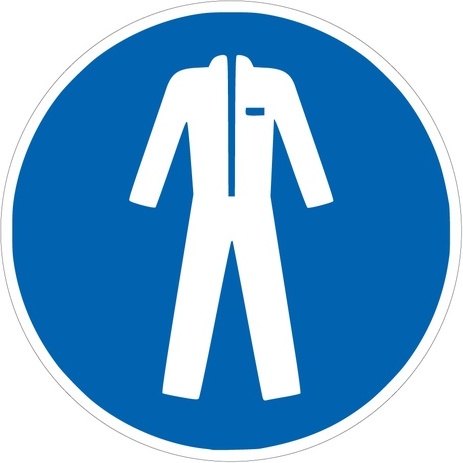 Signalétique M010 ISO 7010 – Vêtements de Protection Obligatoires