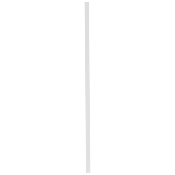Koplat MDF klassiek wit gegrond 12x68mm 270cm