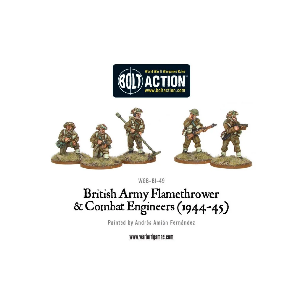 Bolt Action - British - British Flamethrower & Combat Engineers (1944-45)