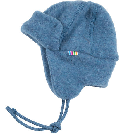 Joha Babyhjelm - Uld - 2-lags - Denim Bl?