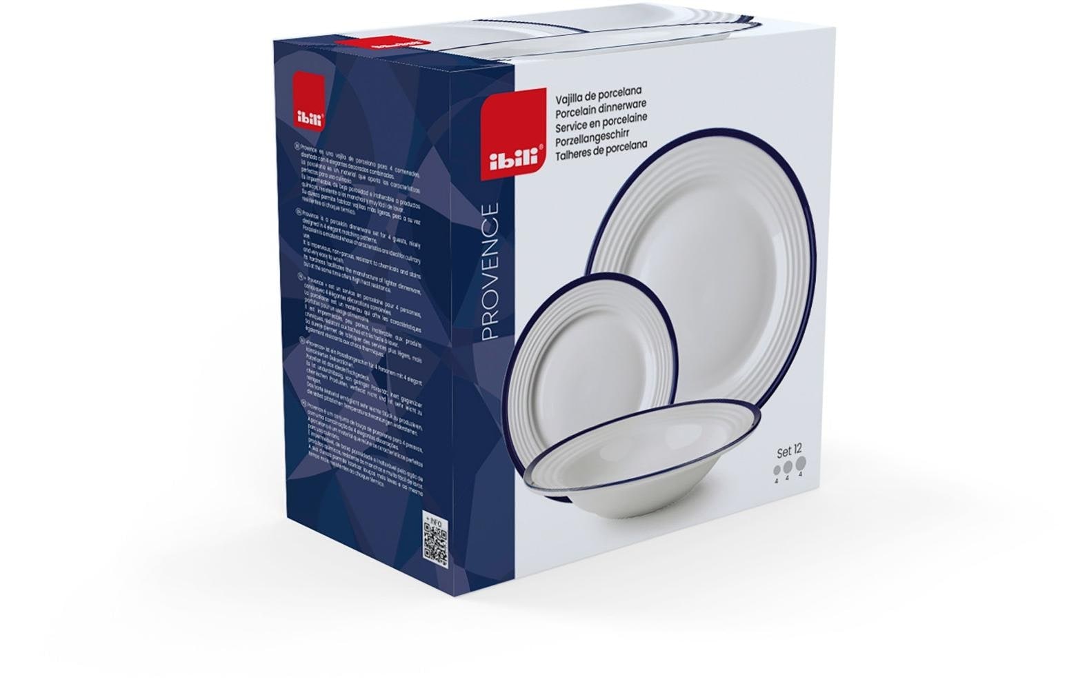Kombiservice »Ibili Provence 27.1-22.8-19.5 cm 12 Stück«