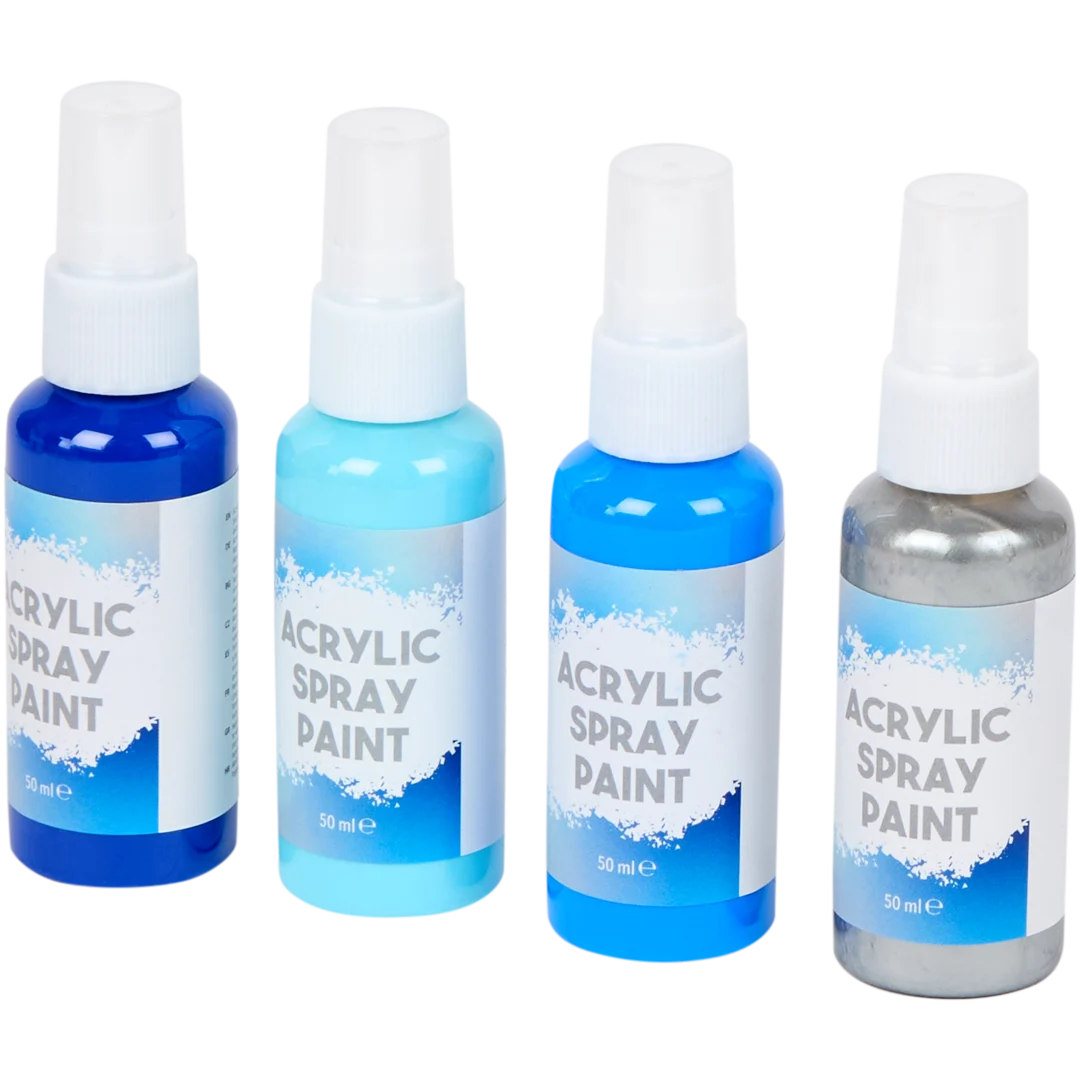 Acrylspray 4 x 50 ml | diverse kleuren