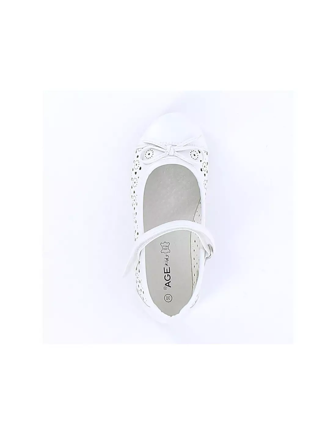 AGE KIDS 110111 - Ballerines & babies Blanc