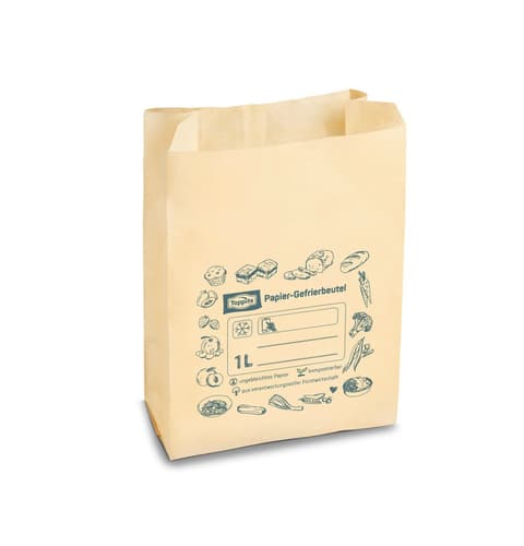 Toppits® Papier-Gefrierbeutel 3L