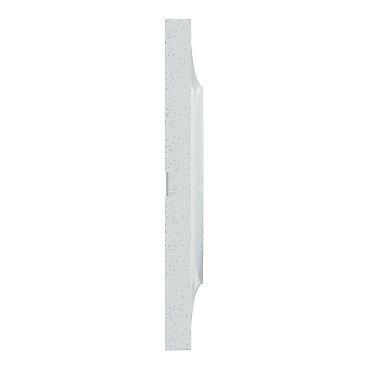 Plaque de finition 1 poste Odace Styl recyclé Schneider Electric blanc