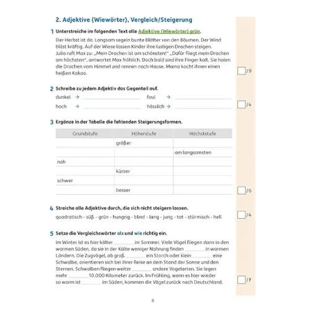 Hauschka Verlag Tests in Deutsch Lernzielkontrollen 4. Klasse