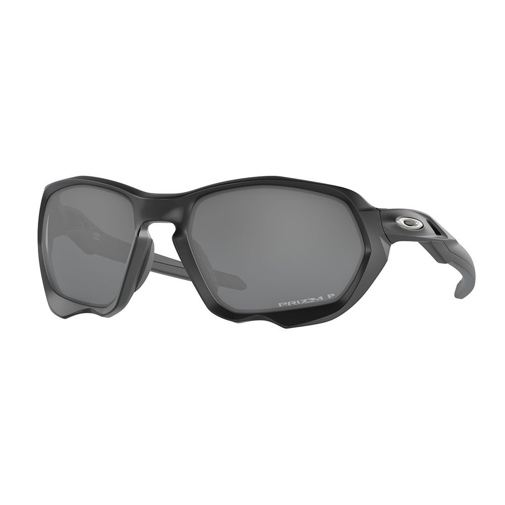 Oakley PLAZMA - Lunettes de soleil polarisés matte black/prizm black