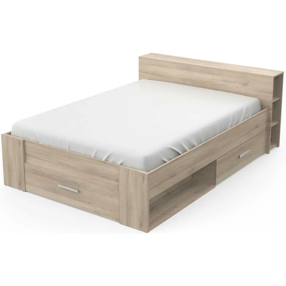 Bed Polly 140 x 200 cm-Kronberg eik