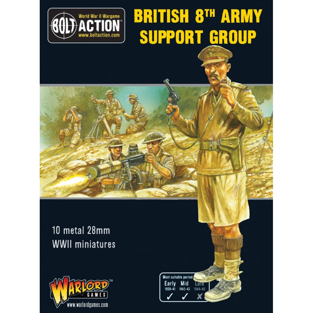Bolt Action - British 8th Army Support Group
