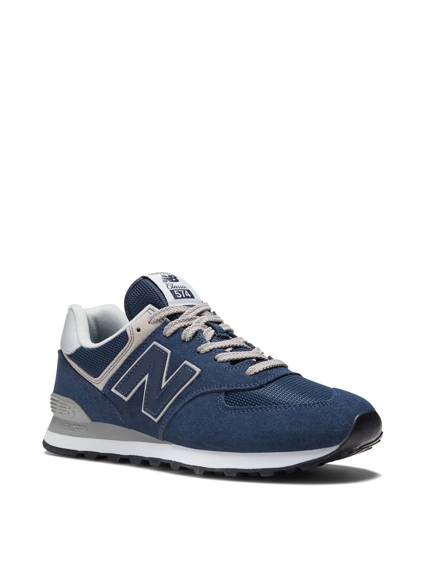 Donkerblauw - New Balance 574 herenslippers