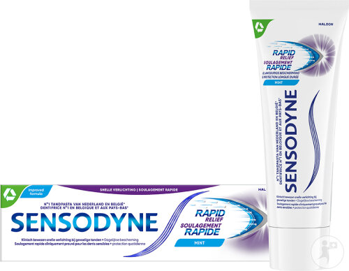 Sensodyne Rapid Relief Mint Dentifrice Tube 75ml