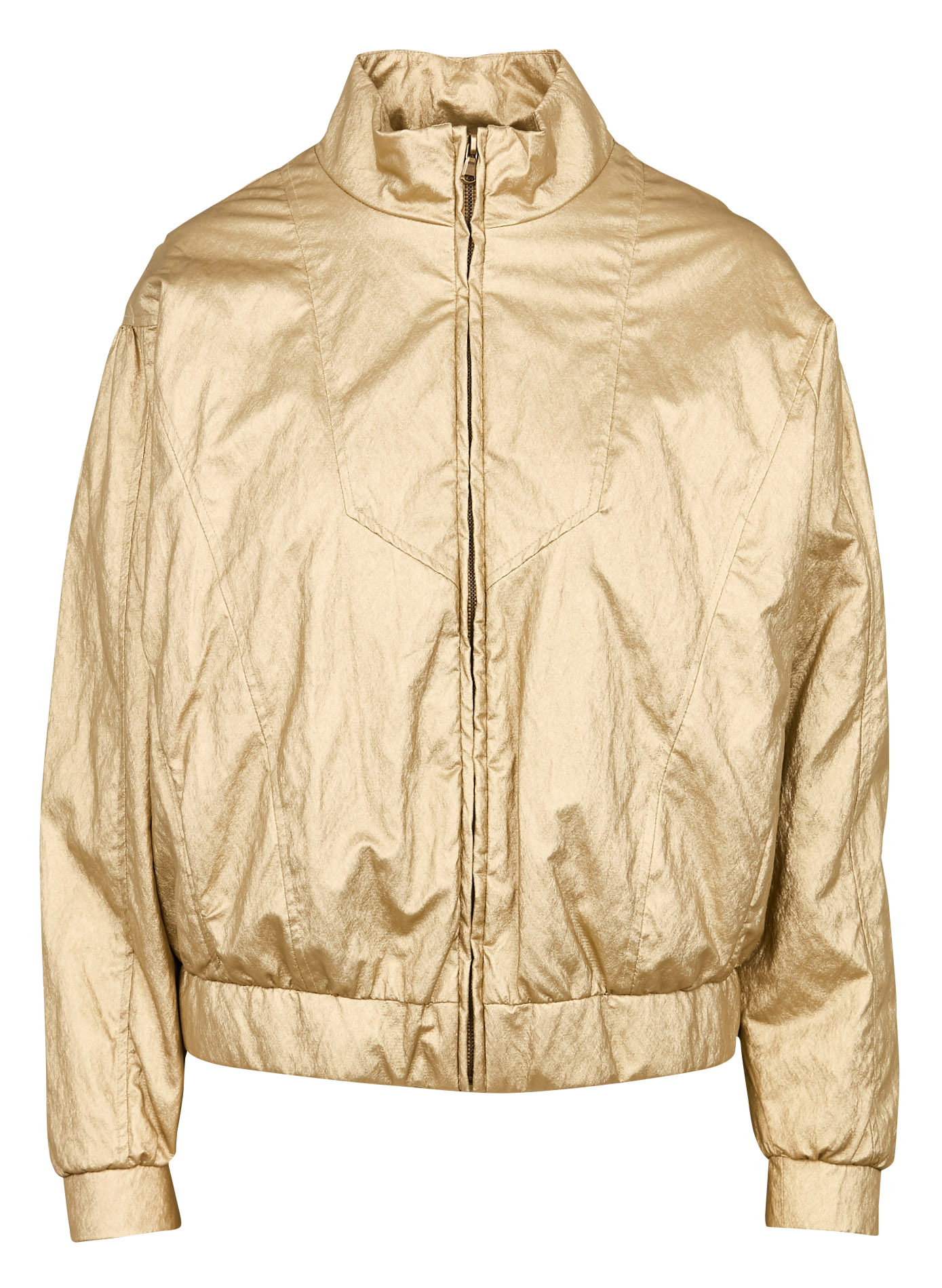 Blouson col montant| Marron