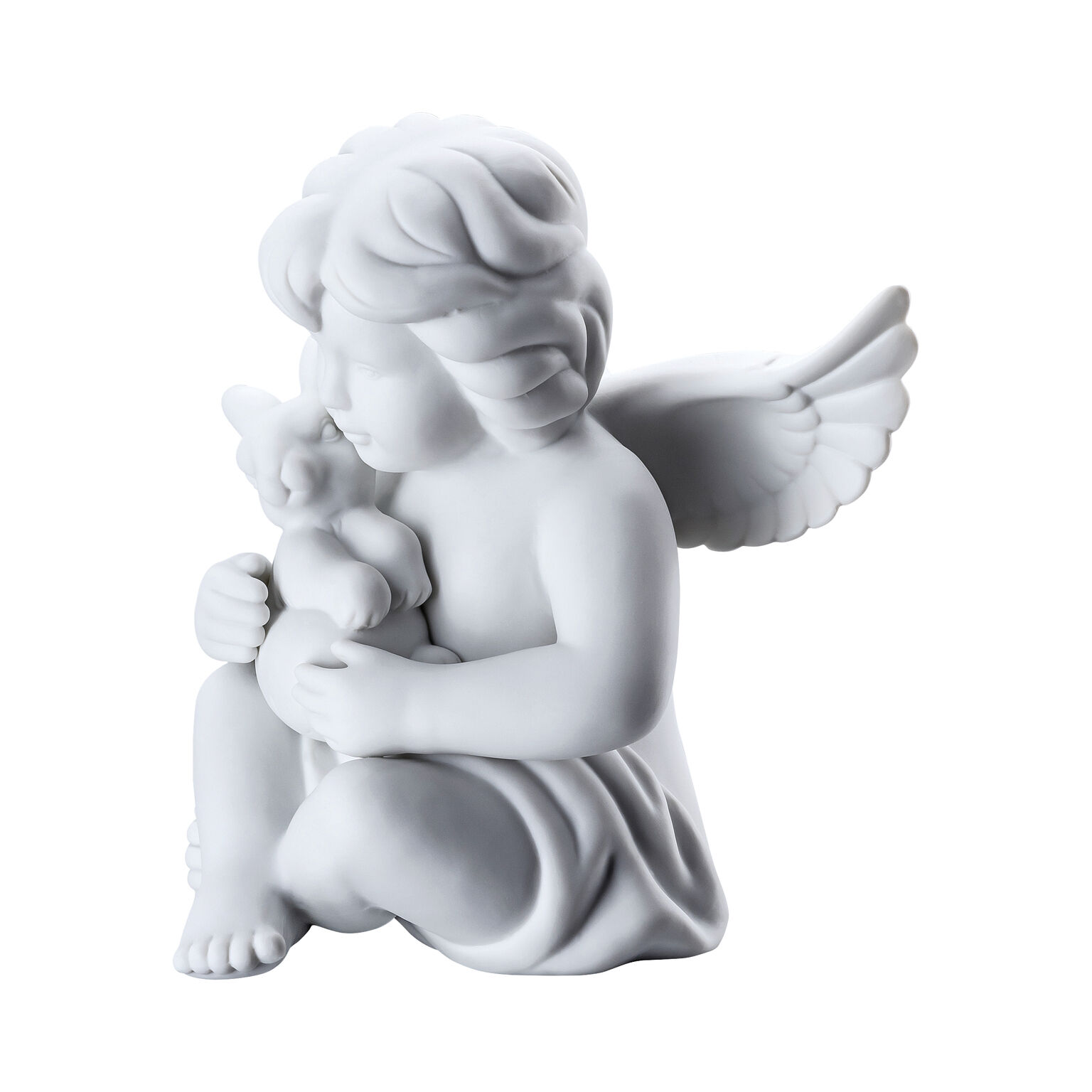 Angels Weiss matt Engel mit Hase