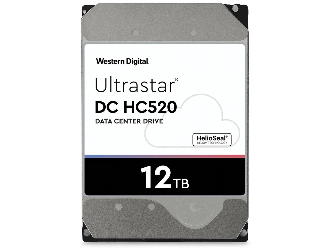 WD Ultrastar DC HC520 HUH72121212AL5204 - Harddisk - 12 TB - intern - 3,5