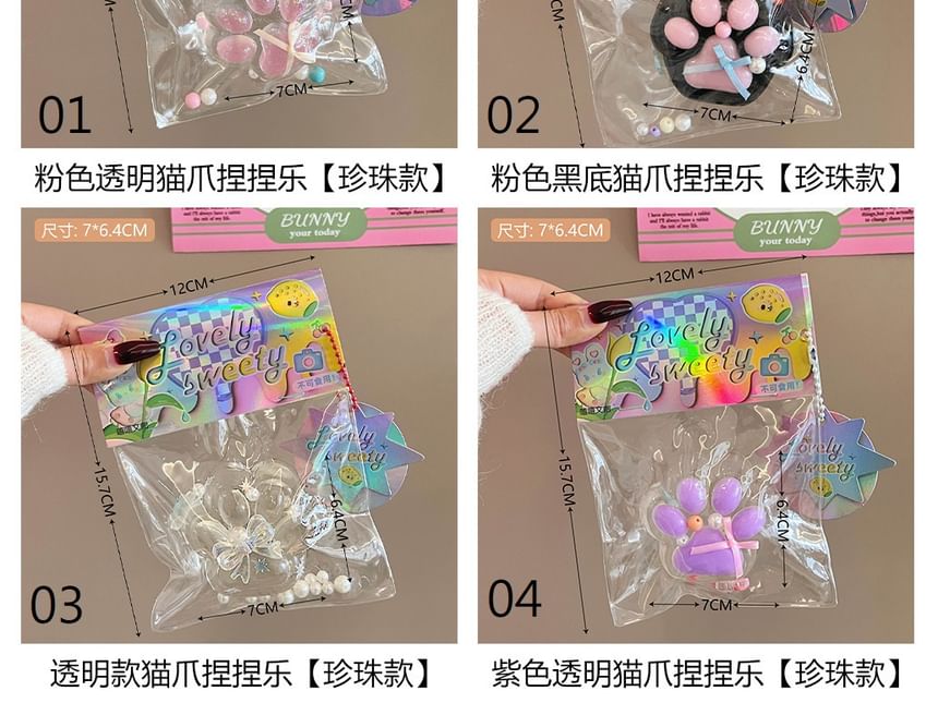 Tuhat - Squishy-speelgoed in de vorm van een kattenpoot (verschillende ontwerpen)