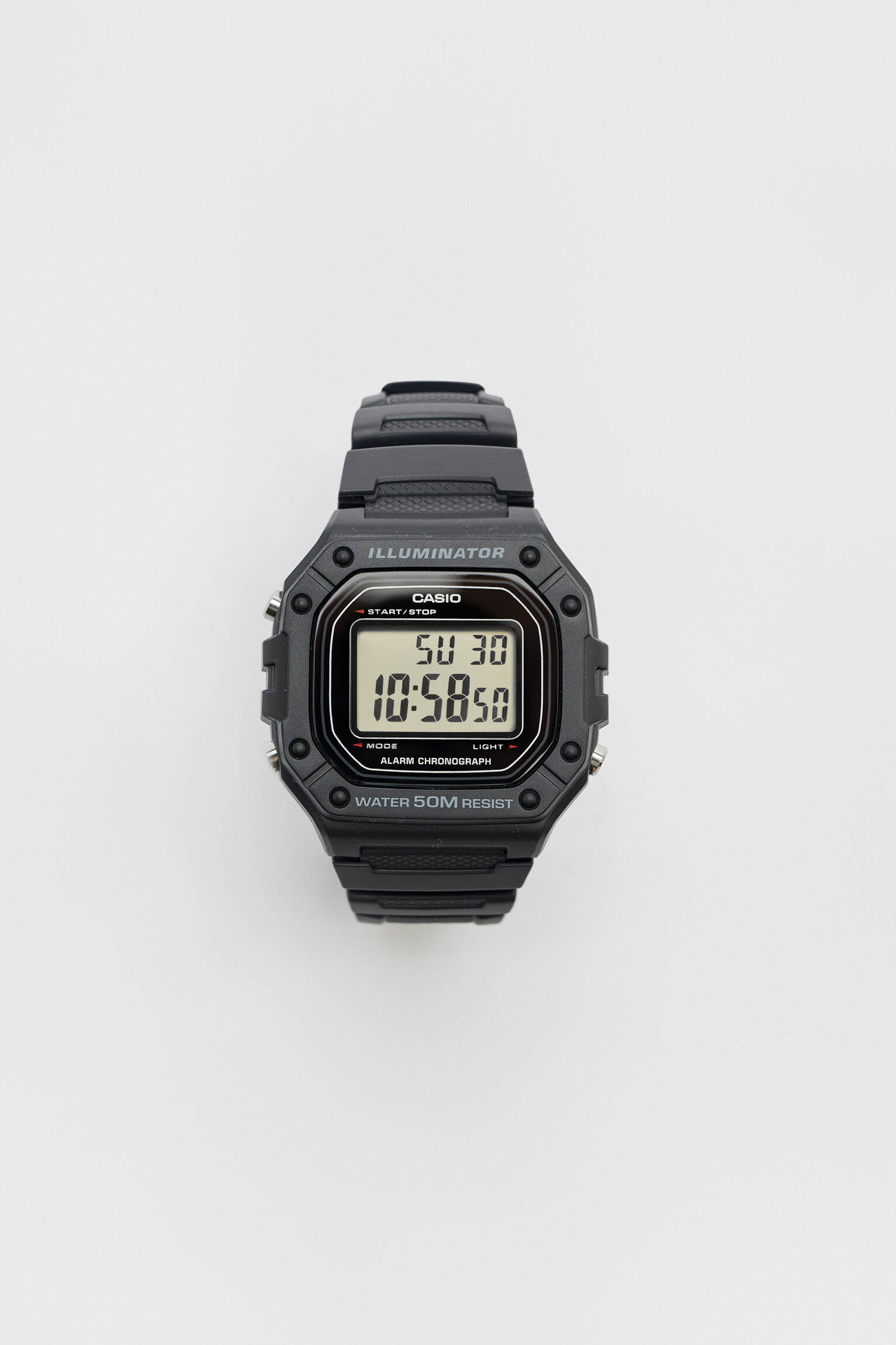 Relógio digital CASIO W-218H-1AVEF preto - Vários modelos