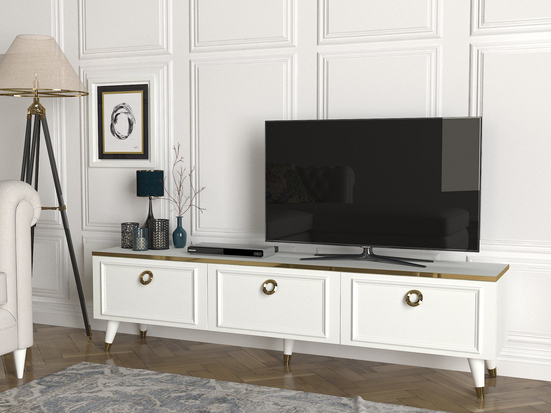 TV Lowboard Cornelia Weiß
