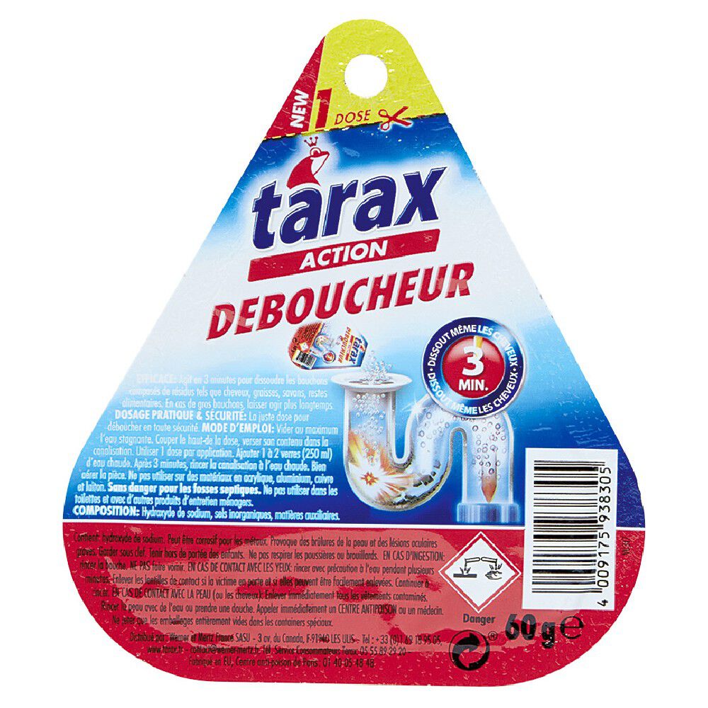 Déboucheur Tarax Drain