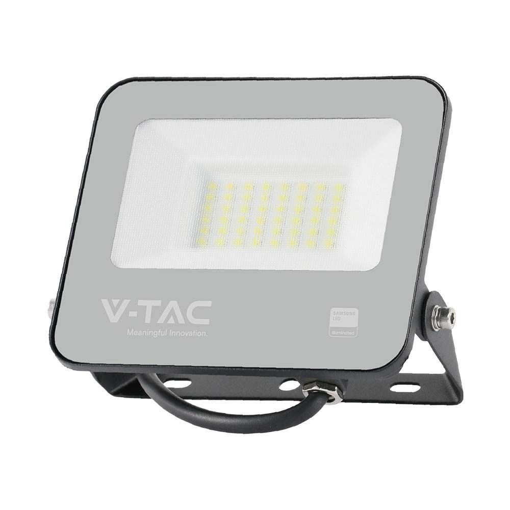 V-TAC VT-4435 - Zwarte LED-schijnwerper - IP65 - 30W - 5550 lumen - 4000K