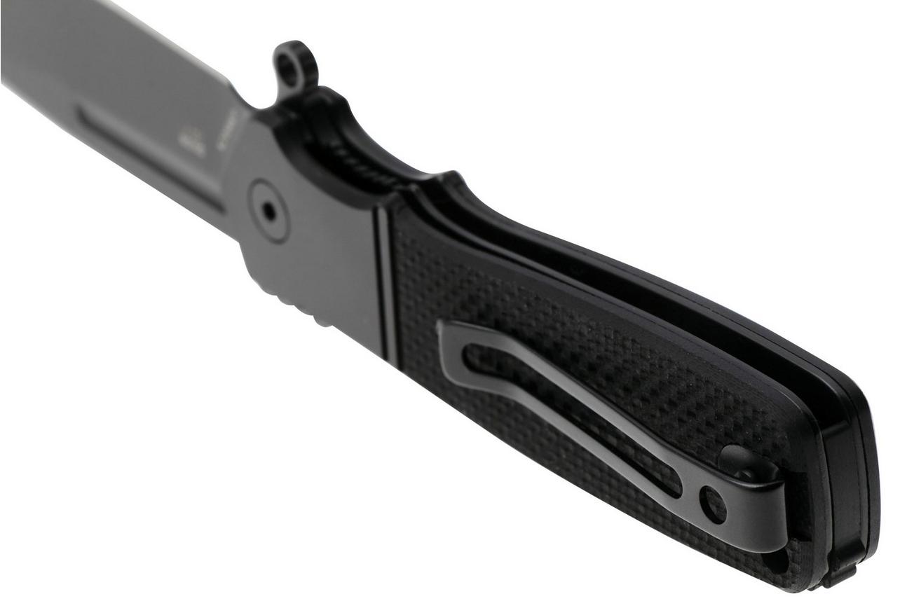CRKT Homefront Compact Black K245KKP Black DLC CPM S35VN, Black G10, zakmes, Ken Onion design