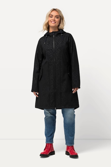 HYPRAR Softshell-Longjacke, wasserabweisend, Kapuze