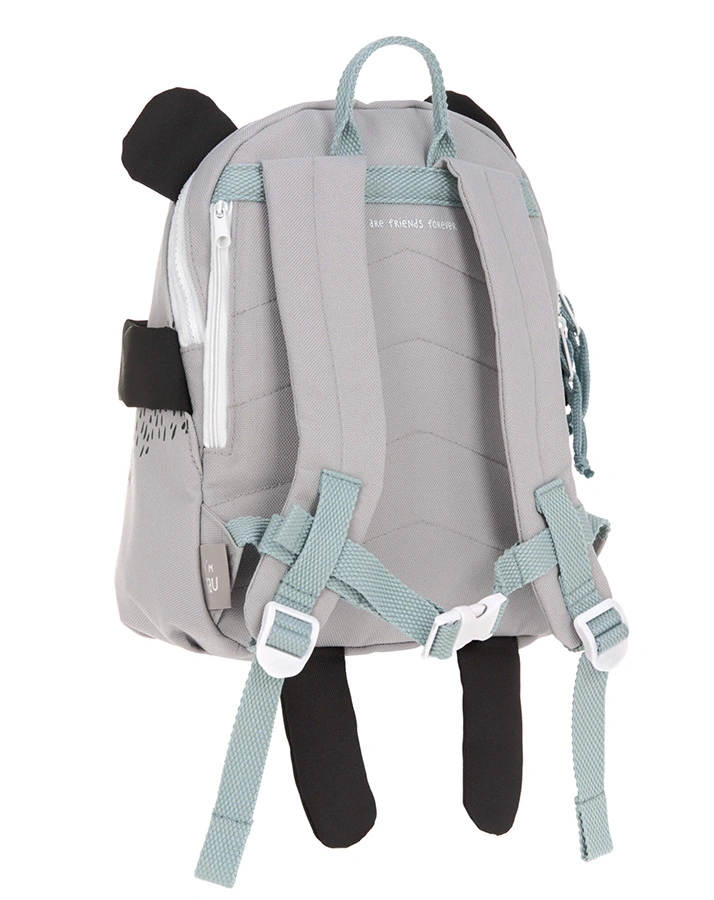 Kinderrucksack ABOUT FRIENDS – PAU PANDA (23x27x11) in schwarz/weiß