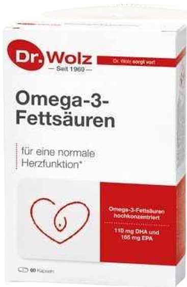 DR. WOLZ Omega-3 Fettsäuren Kaps Blist 60 Stk