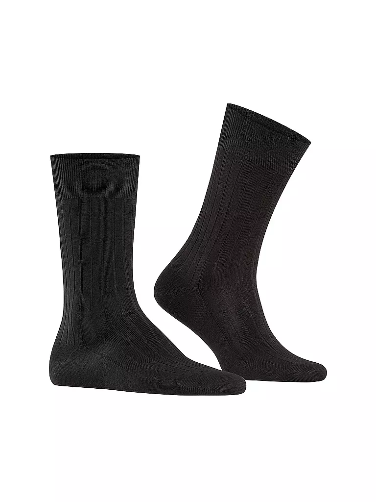 FALKE Socken MILANO black schwarz