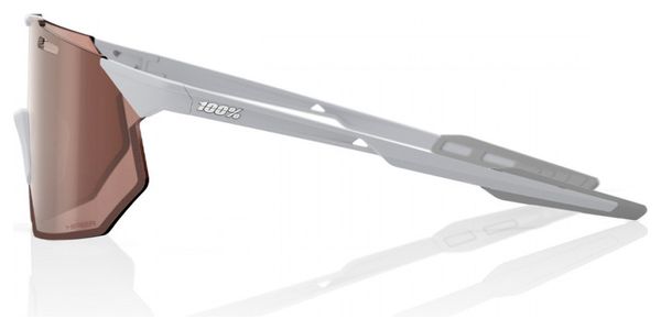 Lunettes 100% Hypercraft SQ Gris Mat - HiPER Crimson Silver Mirror