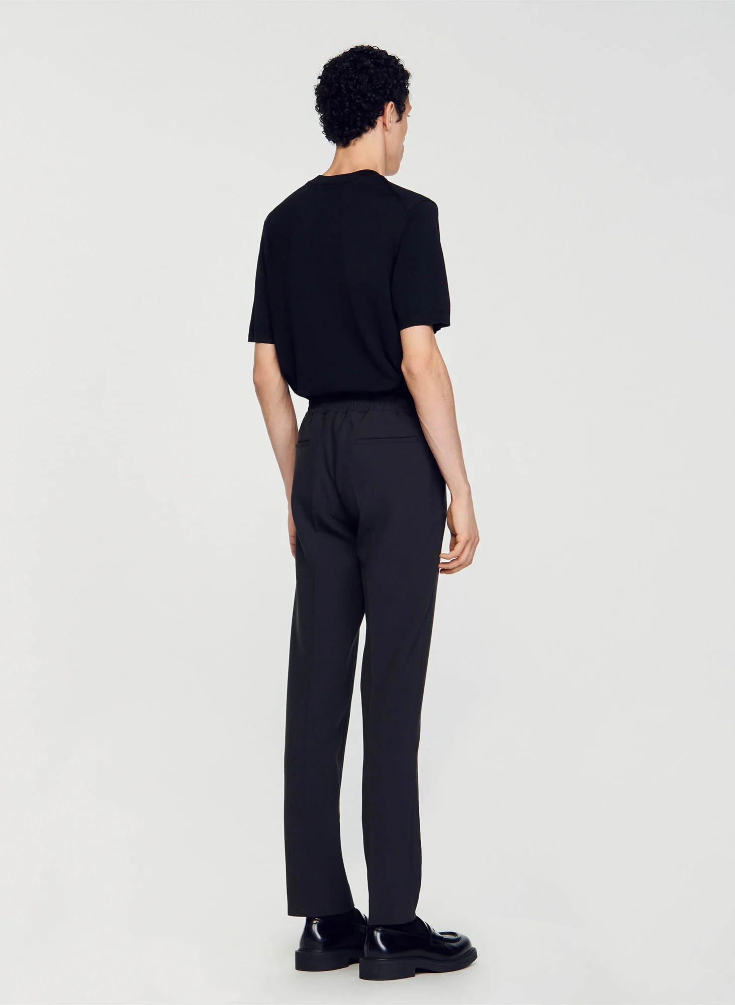 Pantalon droit| Gris