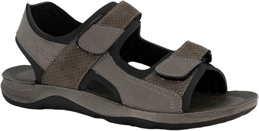 Easy Street imitatieleren sandalen grijs