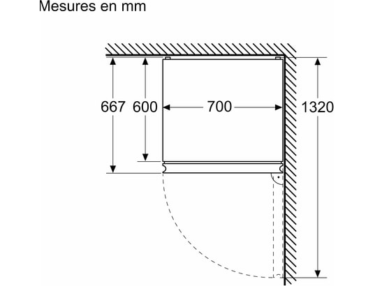 BOSCH - Réfrigérateur congélateur bas KGN492LDF Série 4