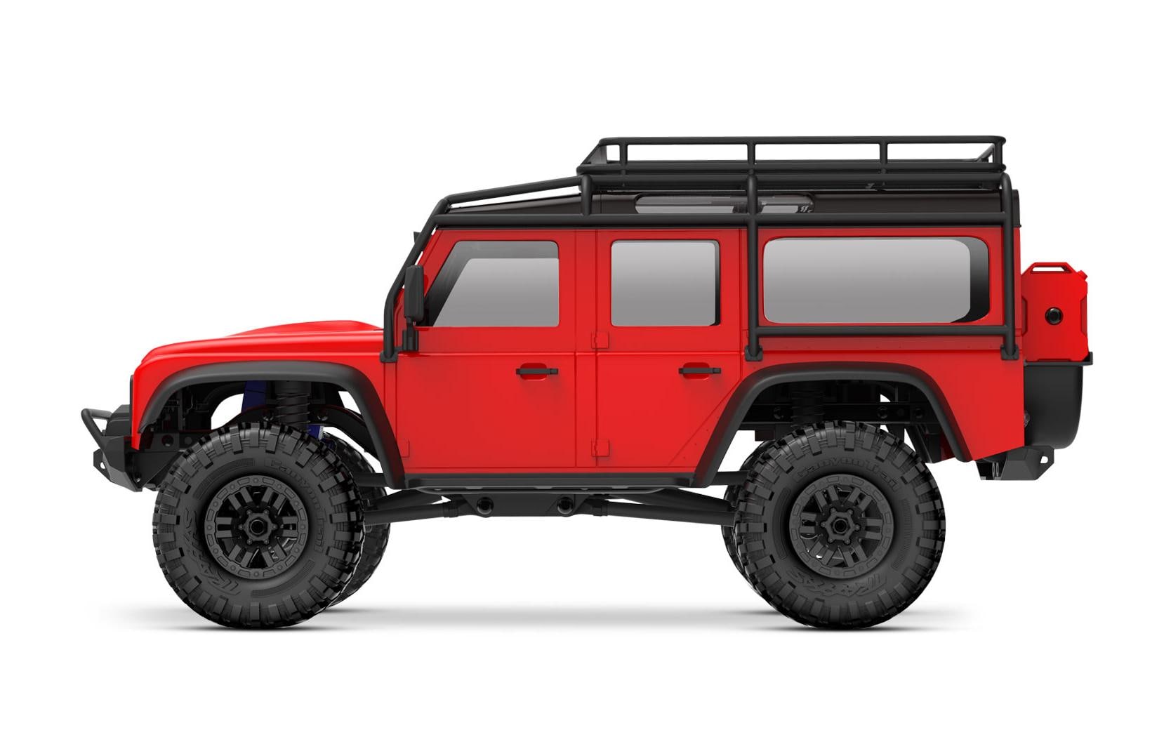 Scale Crawler TRX-4M Land Rover Defender Rot, RTR, 1:18<br>TRX-4 Performance im Mini-Format