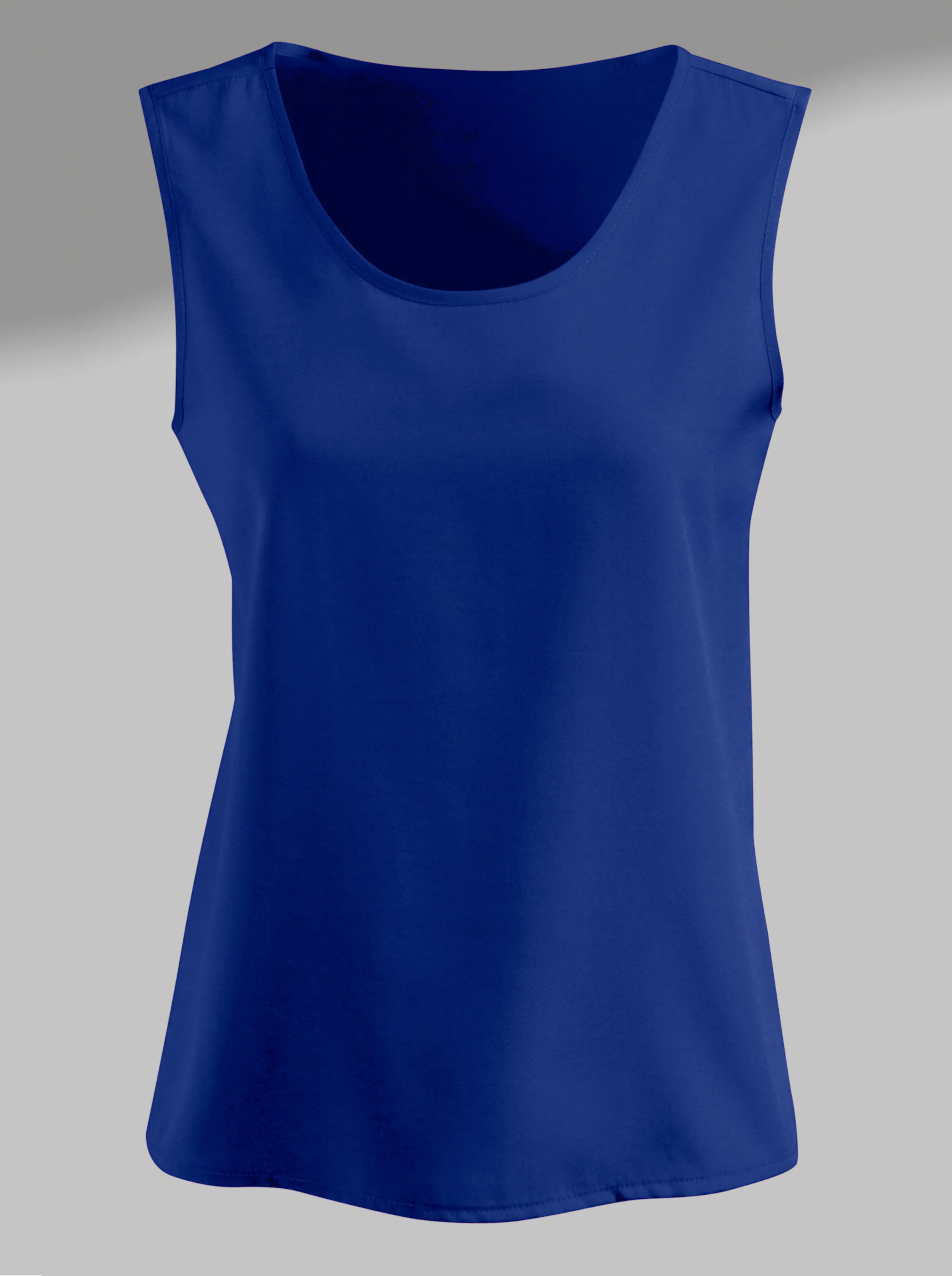 Blusentop in royalblau