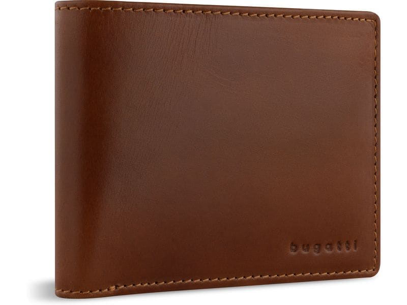 Bugatti Portemonnaie Remo - Scheintasche Cognac Brieftasche