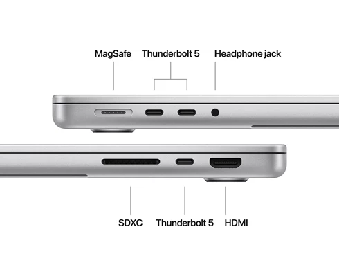 Apple 14-inch MacBook Pro - M4 Pro chip 12-core CPU   16-core GPU, 24GB RAM, 512GB SSD - Silver