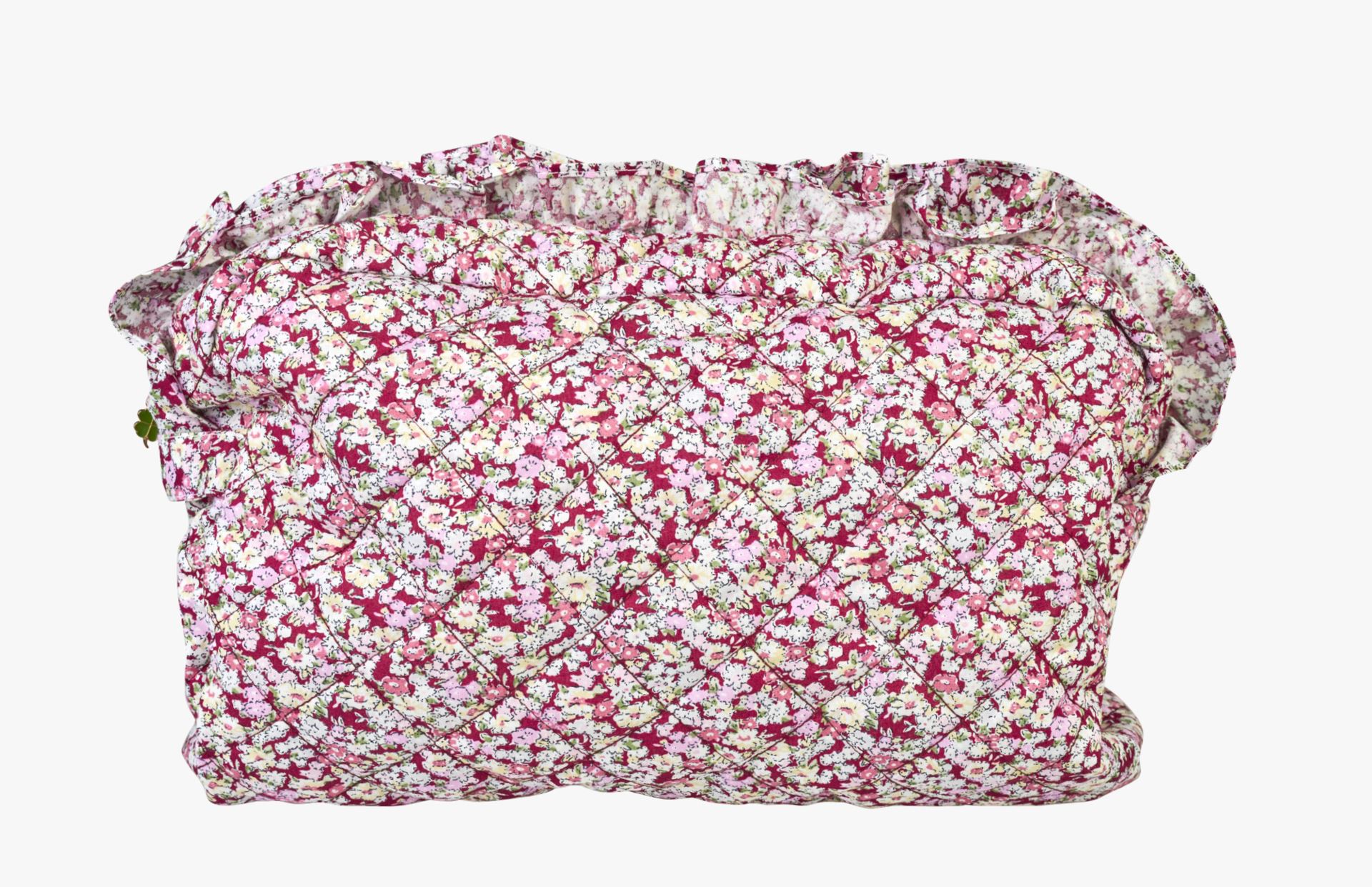 Stor toalettmappe multi rød - 11x30 cm