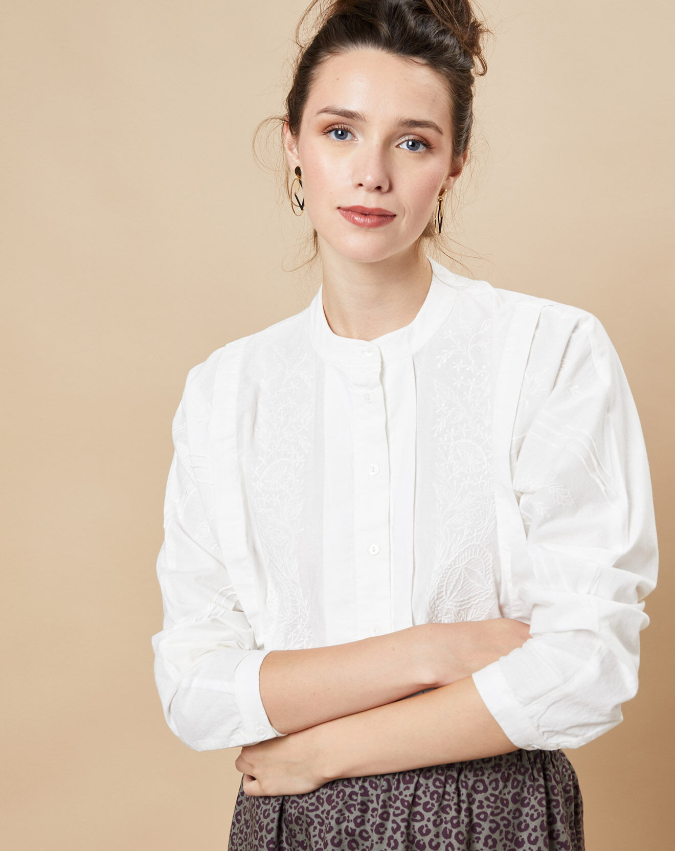 Harris Wilson Blouse Satia écrue