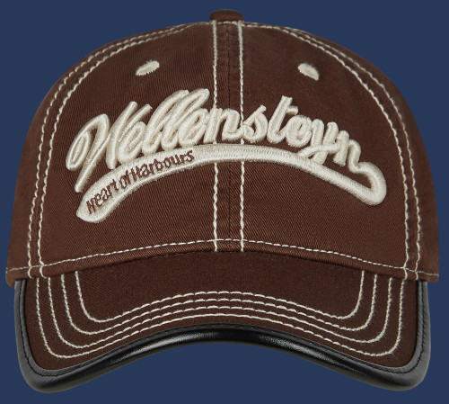 Baseball-Cap Baumwolle, Darkbrown
